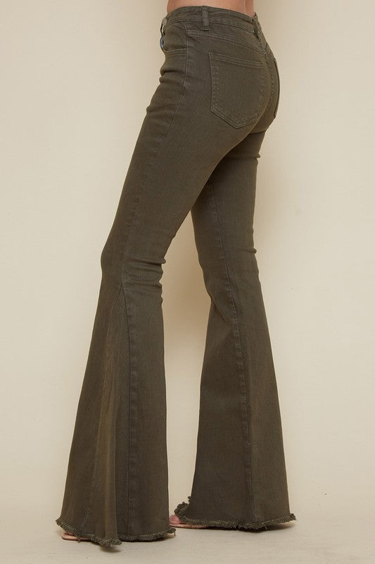 Criss Crossed Upsized Bell Bottoms