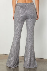 Party Sequin Flare Pants