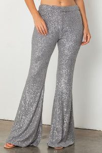 Party Sequin Flare Pants