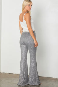 Party Sequin Flare Pants