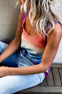 Tie Dye Sleeveless Top